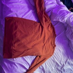 Goodfellow & Co Warm Orange Crew Neck